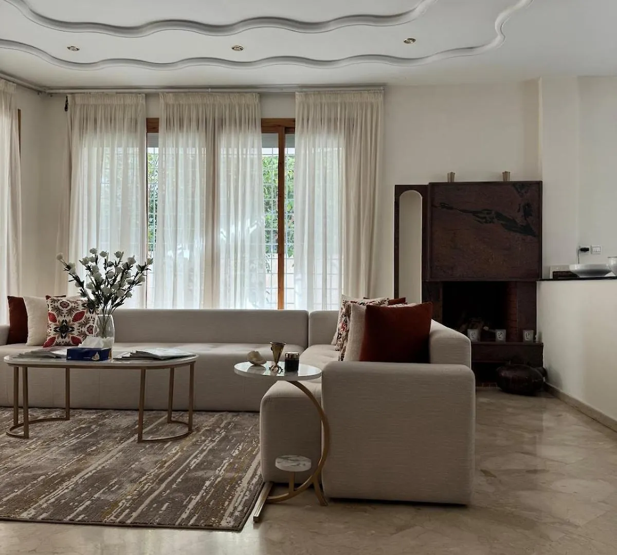 Warm & Minimalist Villa Fes Morocco